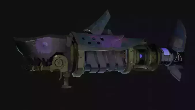 fishbones Low-poly 3D model