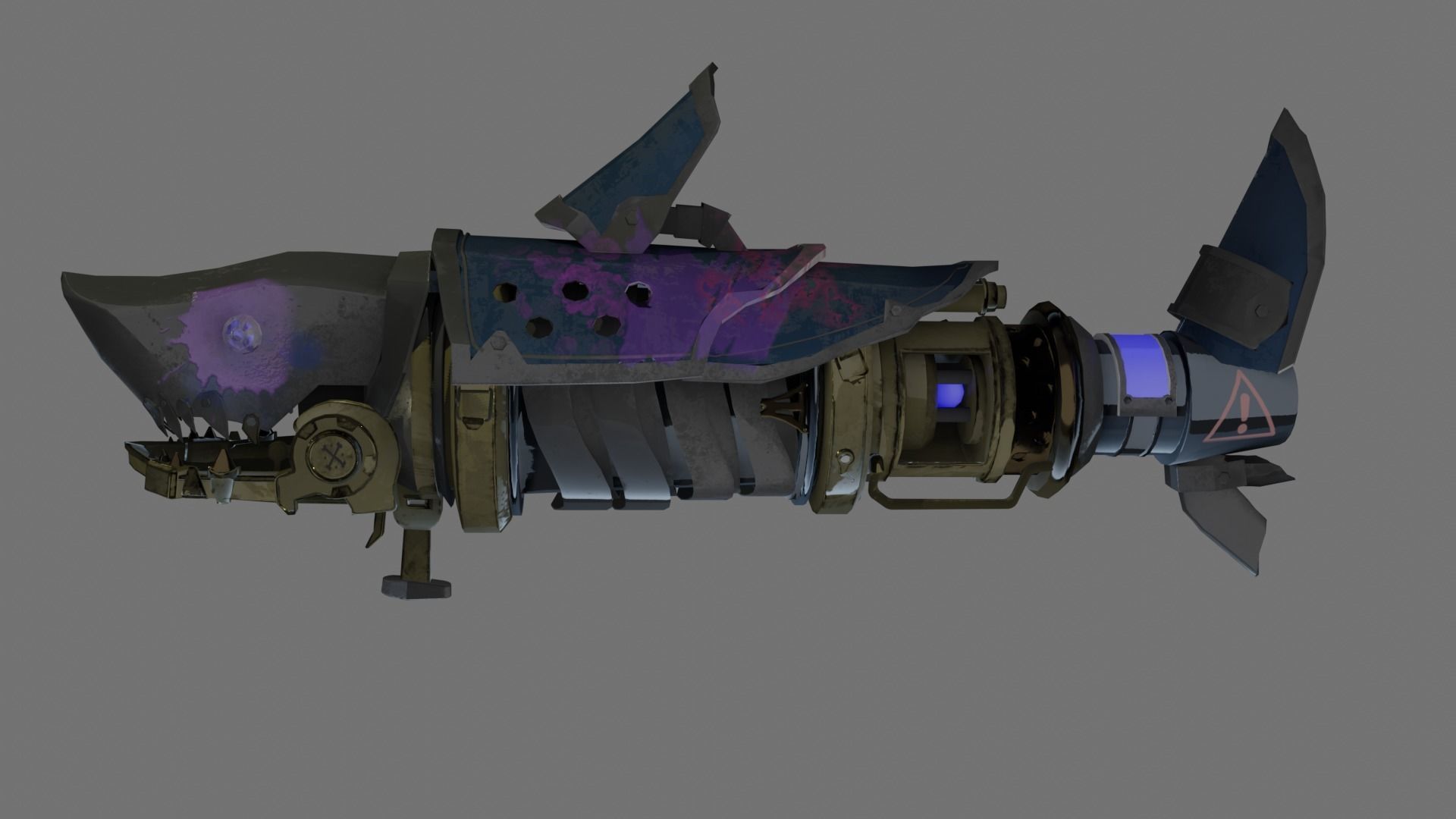 fishbones Low-poly 3D model_3