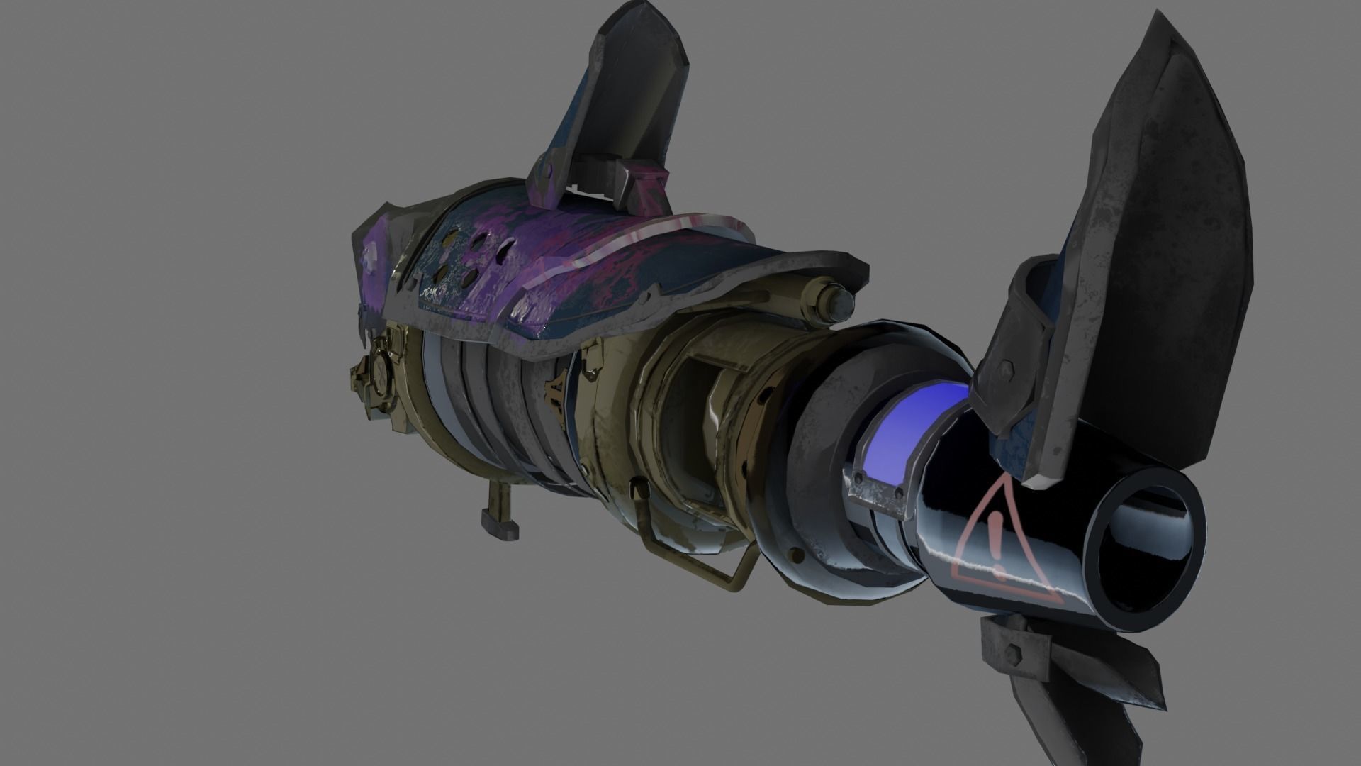 fishbones Low-poly 3D model_2