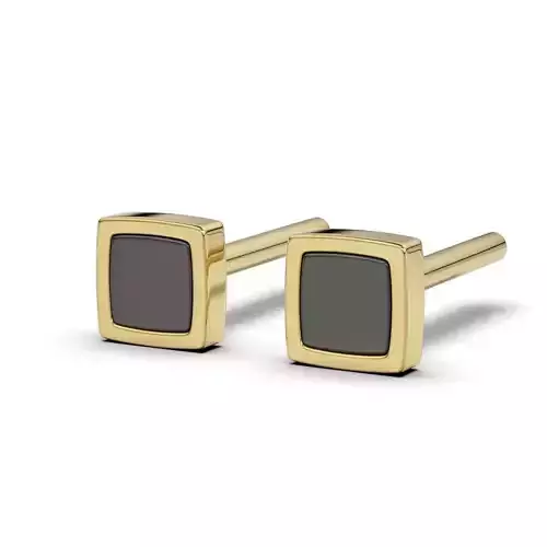 Earring Enamel Box 4x4mm 3D print model