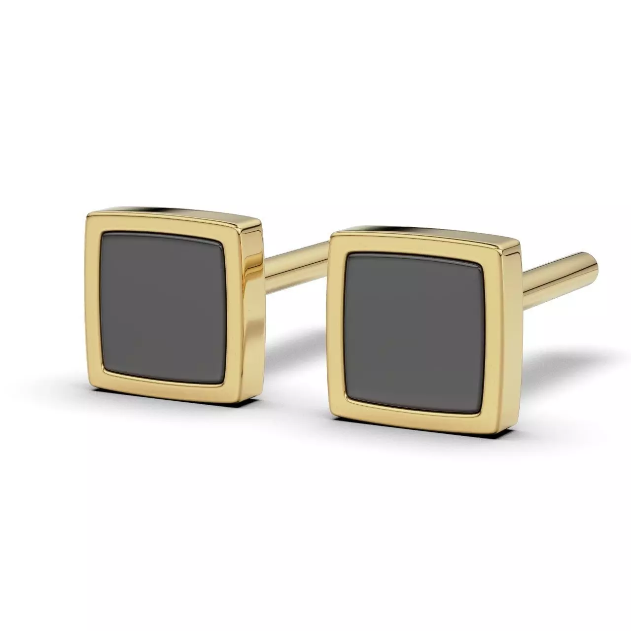 Earring Enamel Box 5x5mm 3D print model_0