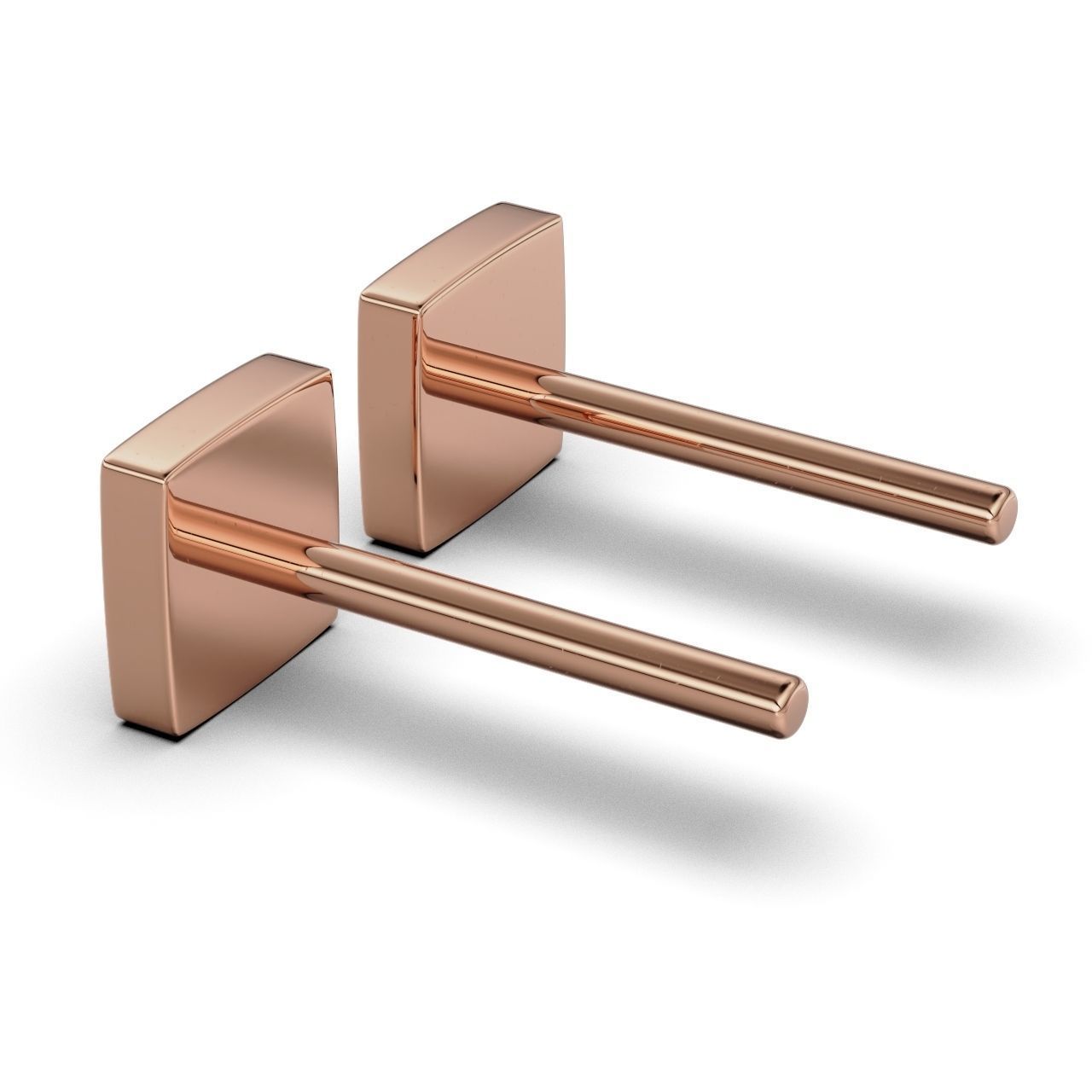 Earring Enamel Box 5x5mm 3D print model_11