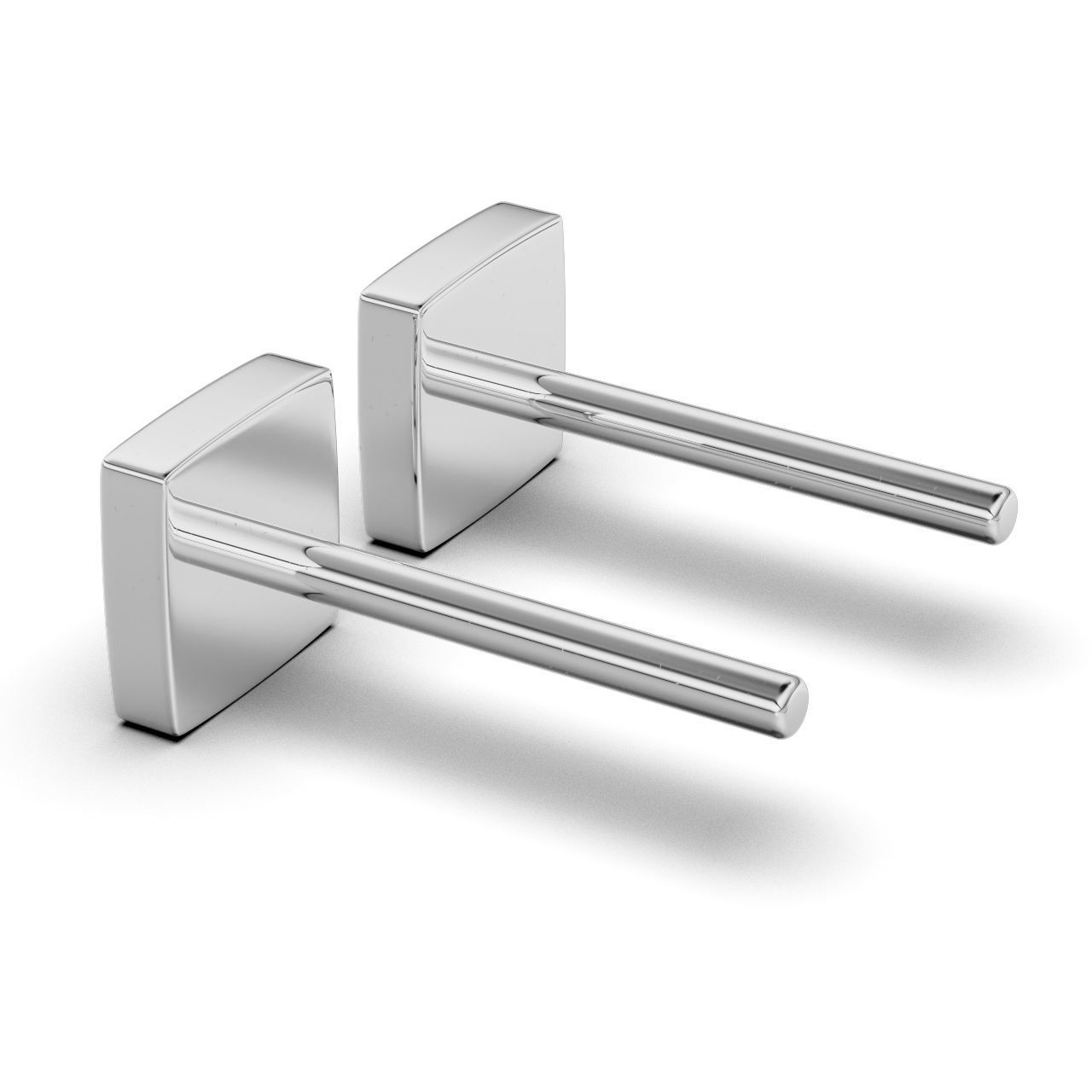 Earring Enamel Box 5x5mm 3D print model_10