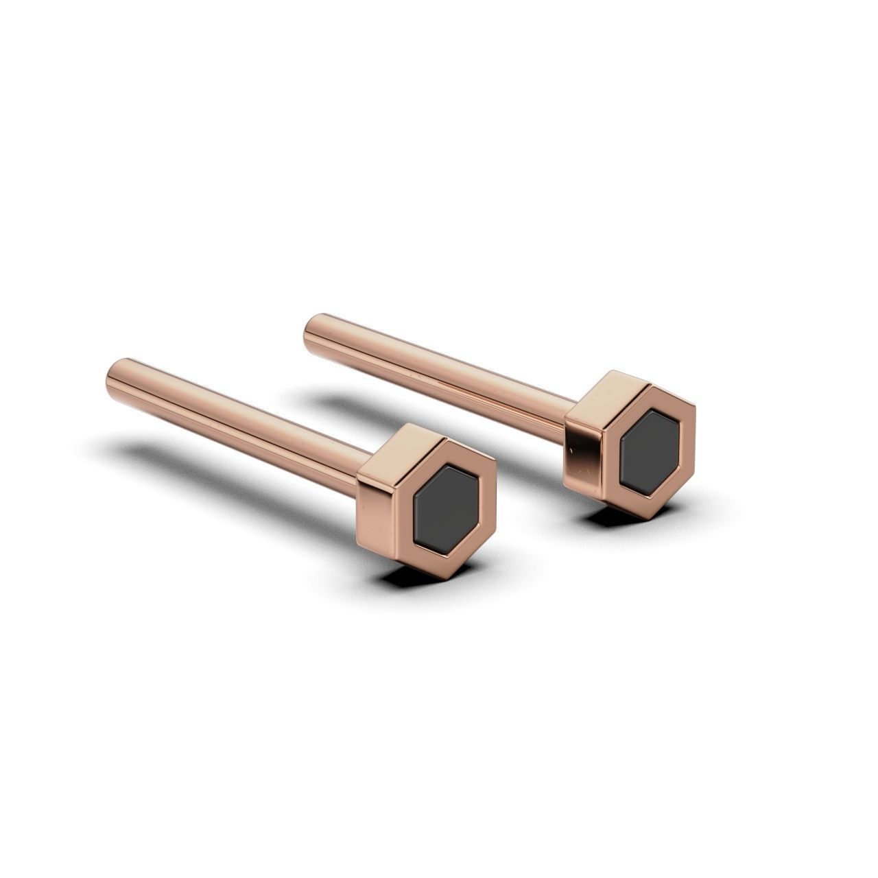 Enamel Hexagon 3mm 3D print model_6