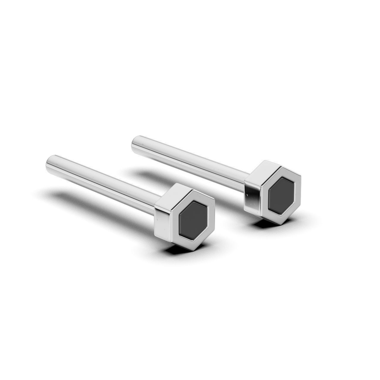 Enamel Hexagon 3mm 3D print model_7