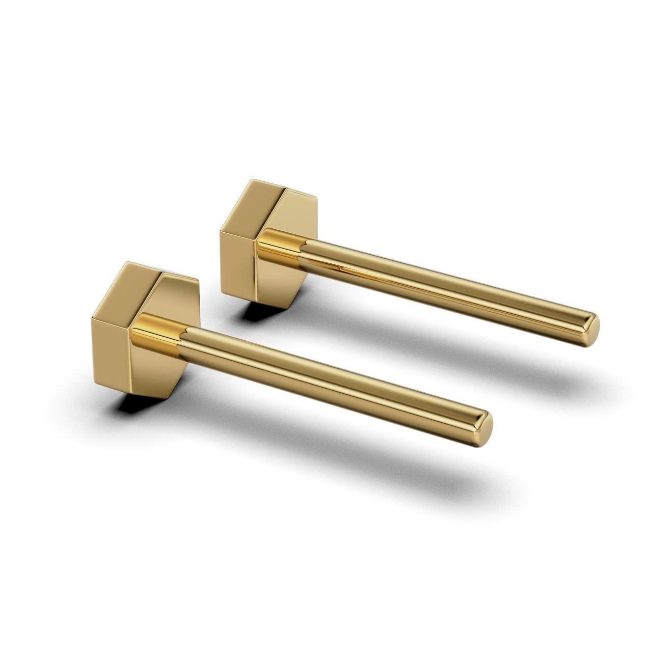 Enamel Hexagon 4mm 3D print model_8