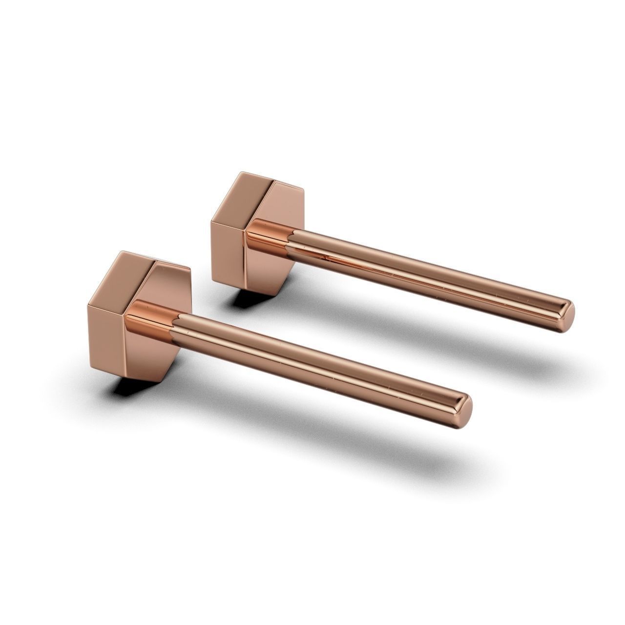 Enamel Hexagon 4mm 3D print model_6