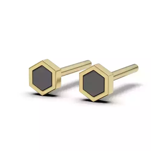 Enamel Hexagon 4mm 3D print model
