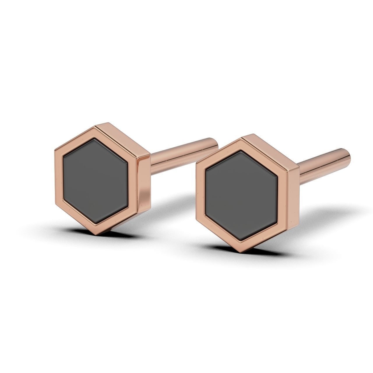 Enamel Hexagon 5mm 3D print model_1