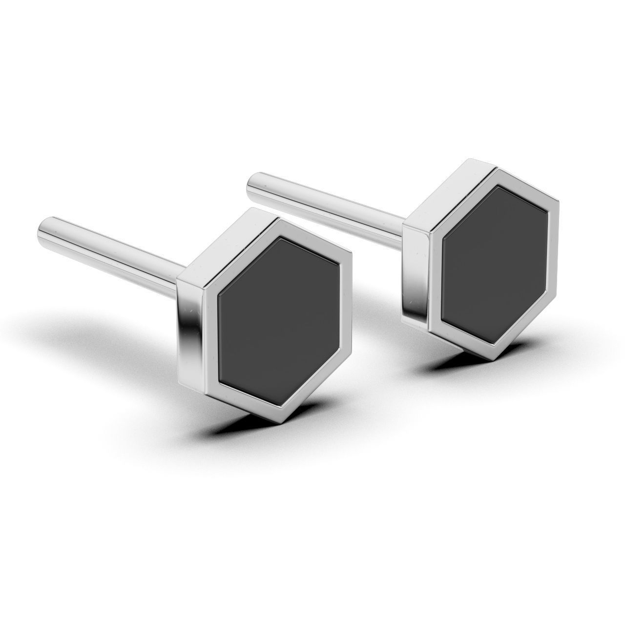 Enamel Hexagon 6mm 3D print model_11