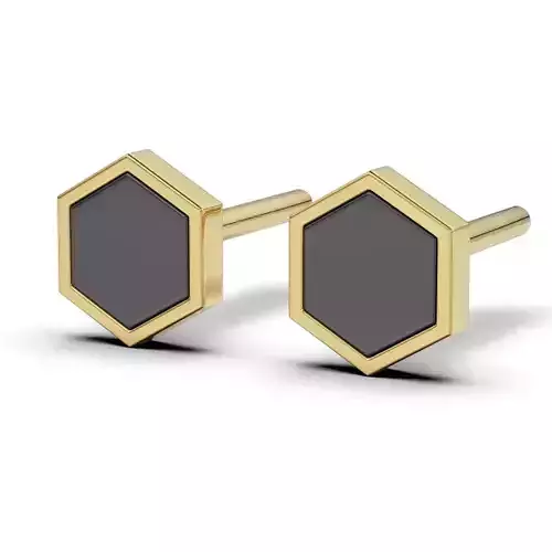 Enamel Hexagon 6mm 3D print model