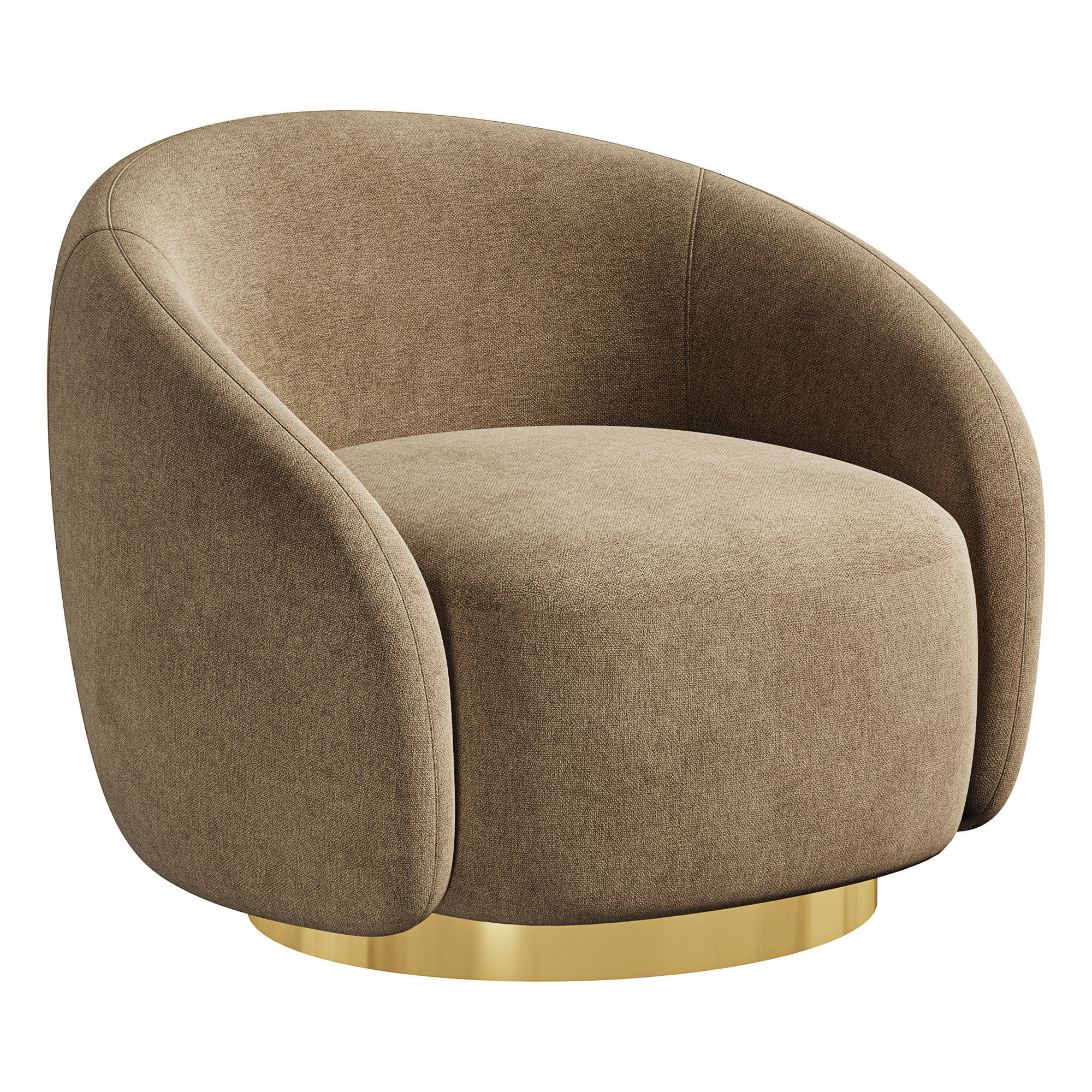 SWIVEL CHAIR BRICE 3D model_1