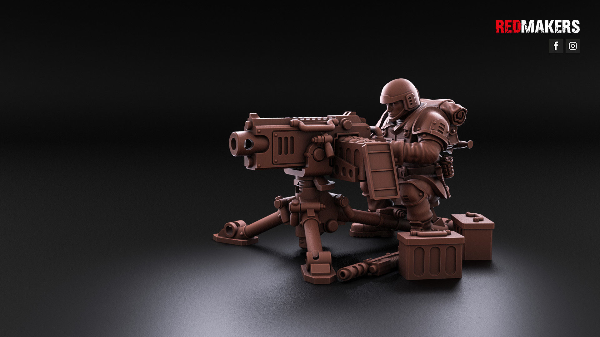Shock Troops - Heavy Support Squad of the Imperial Force  3D print model_20