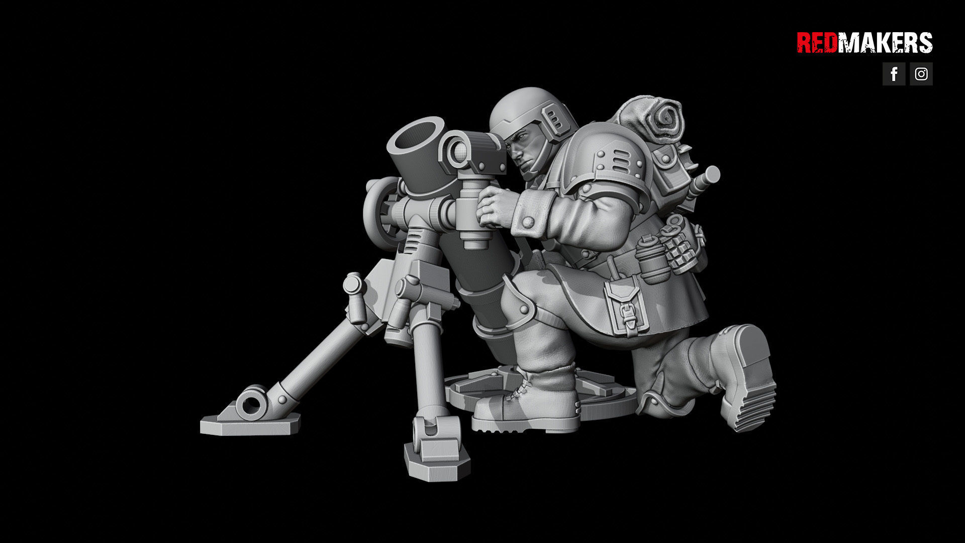 Shock Troops - Heavy Support Squad of the Imperial Force  3D print model_38