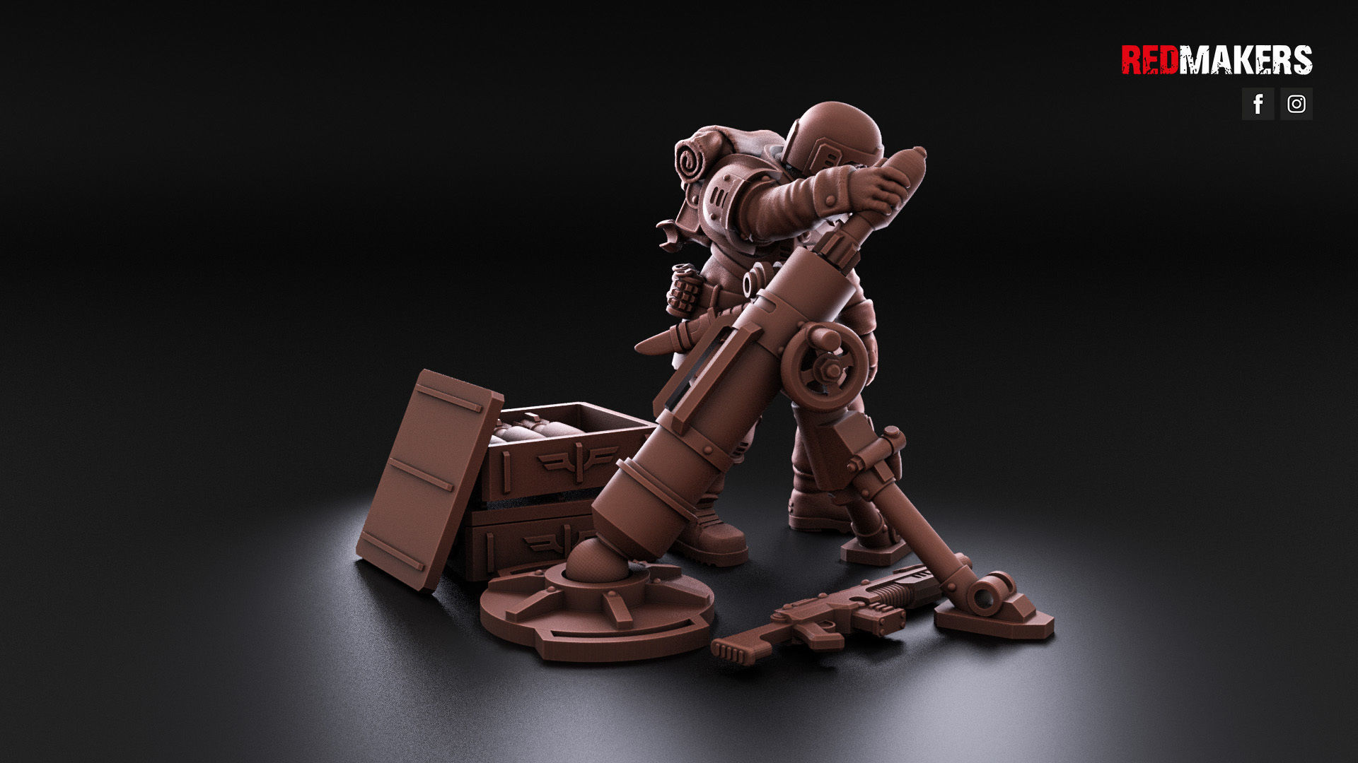 Shock Troops - Heavy Support Squad of the Imperial Force  3D print model_15