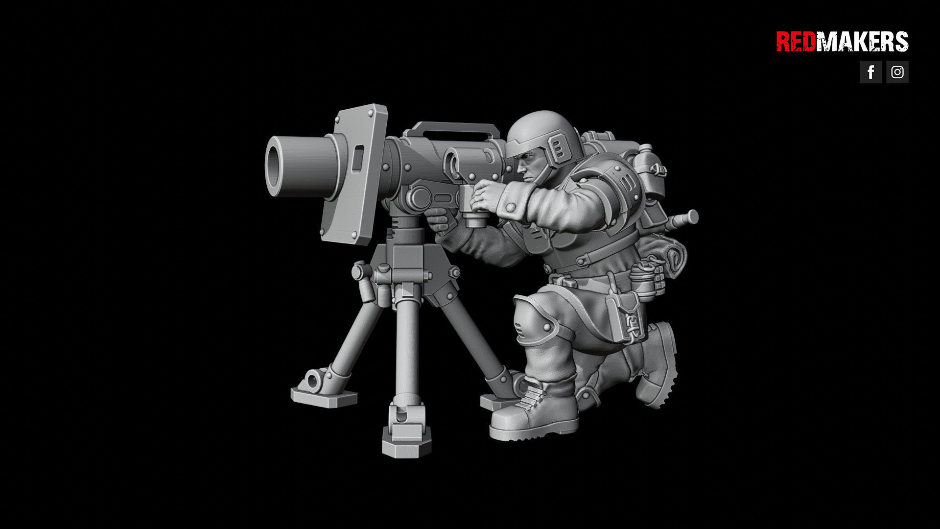 Shock Troops - Heavy Support Squad of the Imperial Force  3D print model_35
