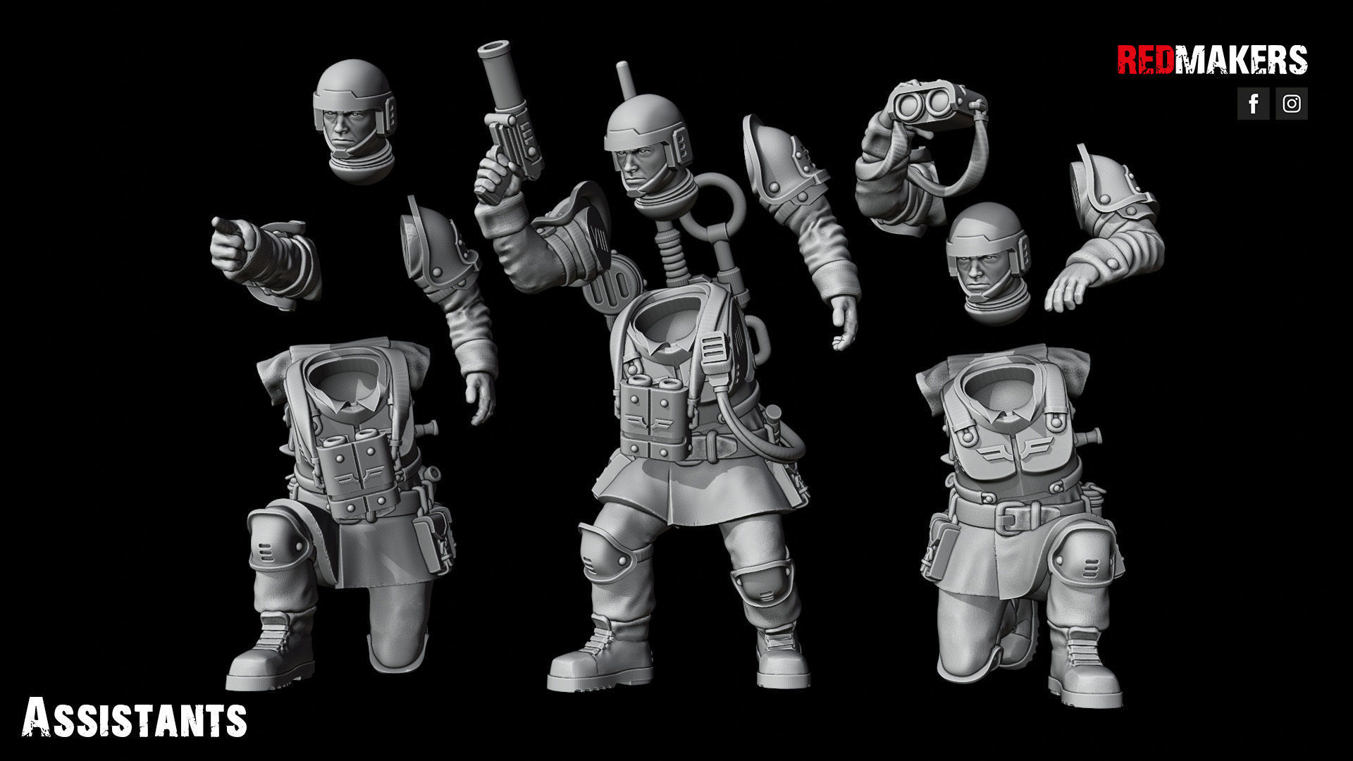 Shock Troops - Heavy Support Squad of the Imperial Force  3D print model_31