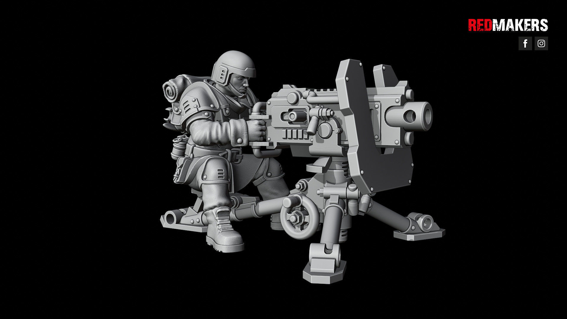 Shock Troops - Heavy Support Squad of the Imperial Force  3D print model_32