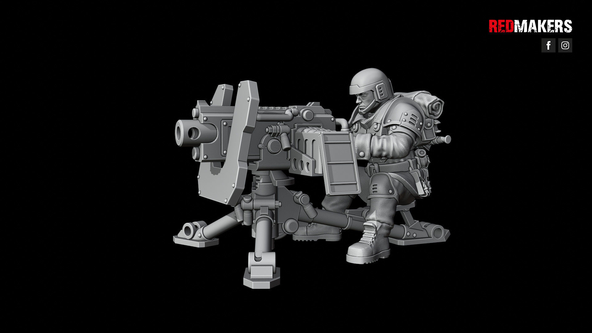 Shock Troops - Heavy Support Squad of the Imperial Force  3D print model_28