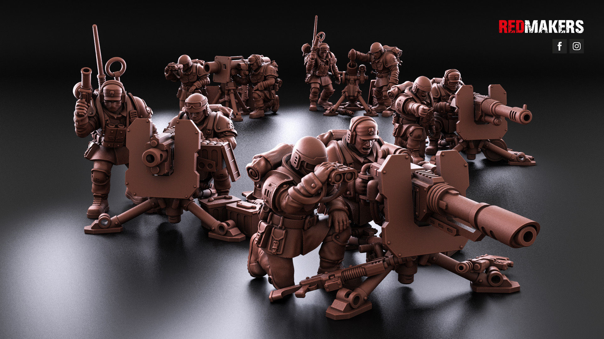 Shock Troops - Heavy Support Squad of the Imperial Force  3D print model_2