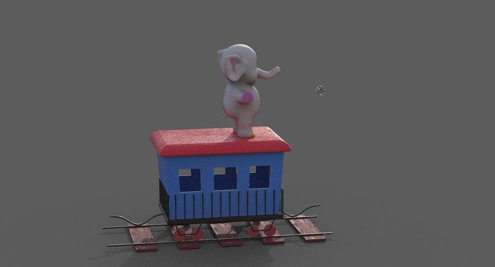 Animal Train 3D Model Inspired by a book of Roberts Elizabeth 3D model_48