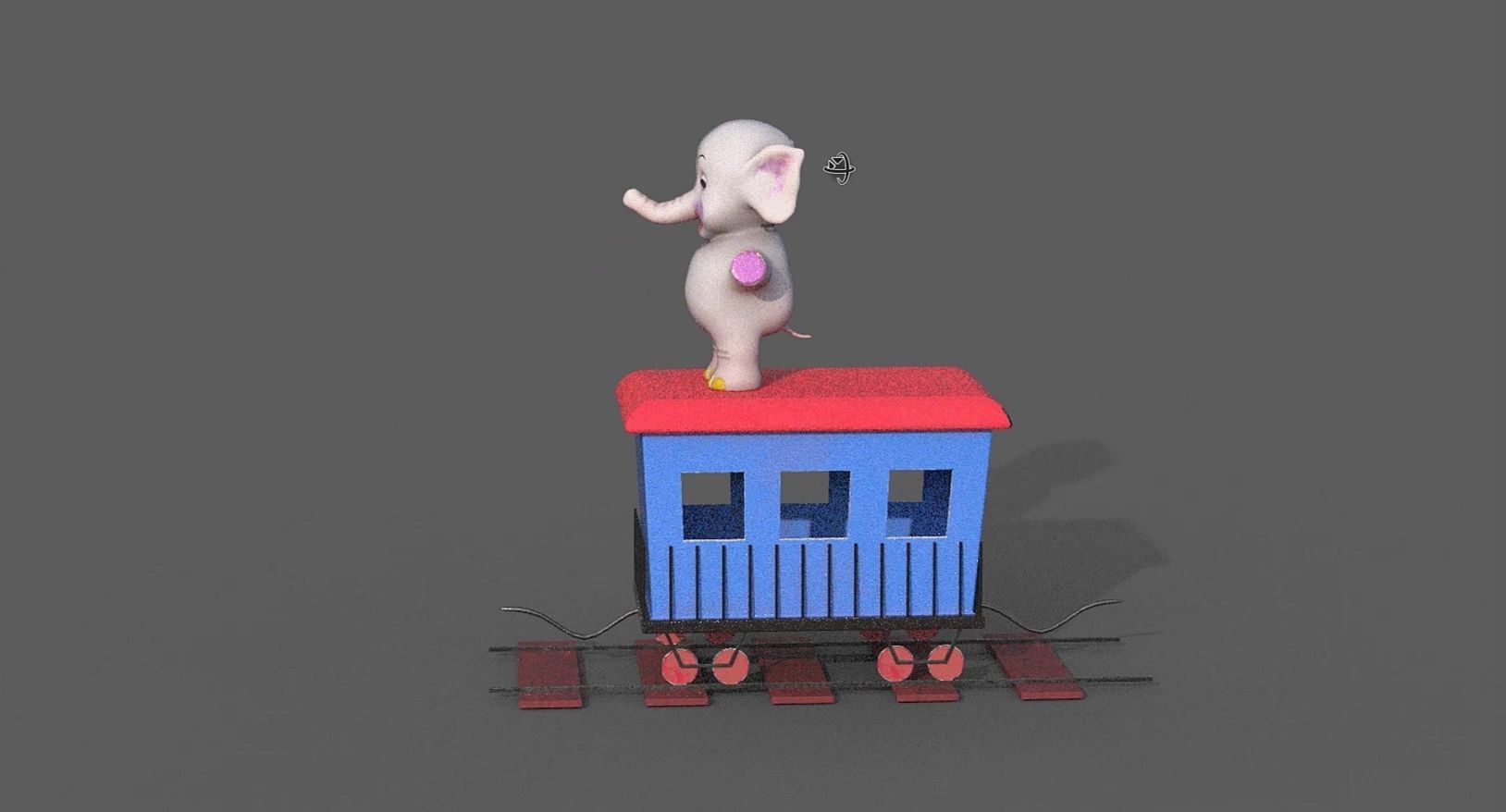 Animal Train 3D Model Inspired by a book of Roberts Elizabeth 3D model_43