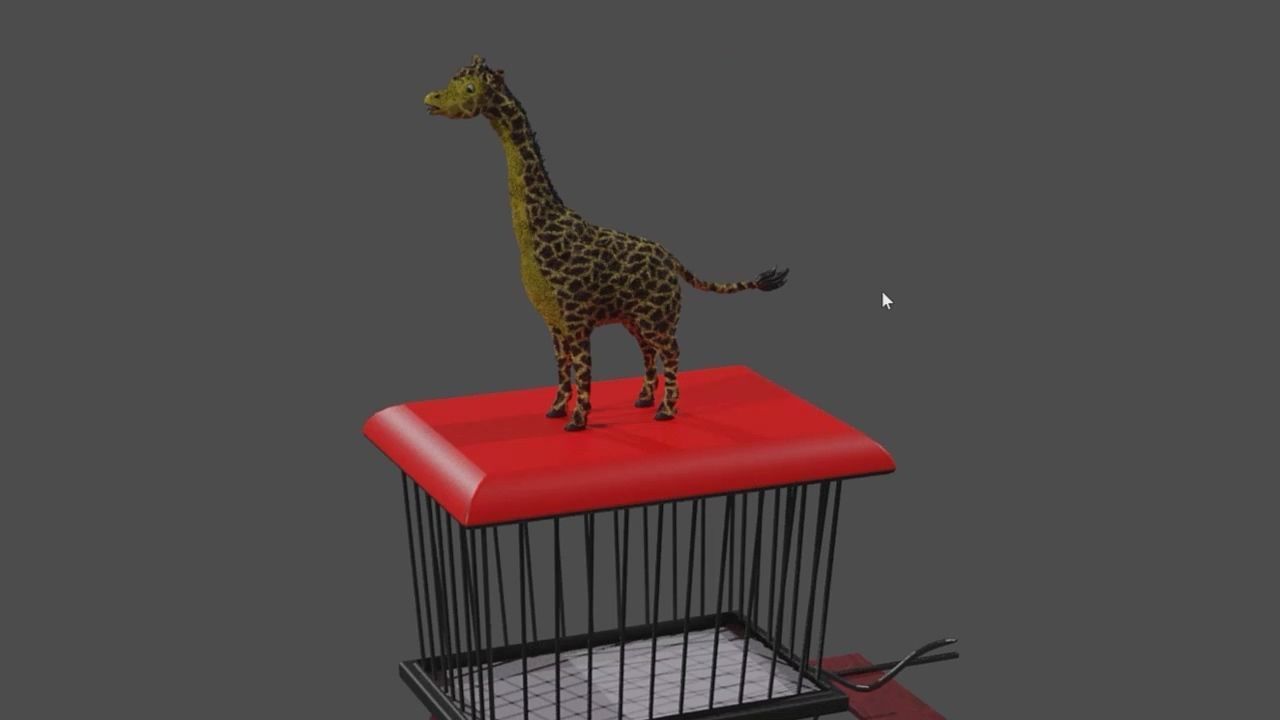 Animal Train 3D Model Inspired by a book of Roberts Elizabeth 3D model_59