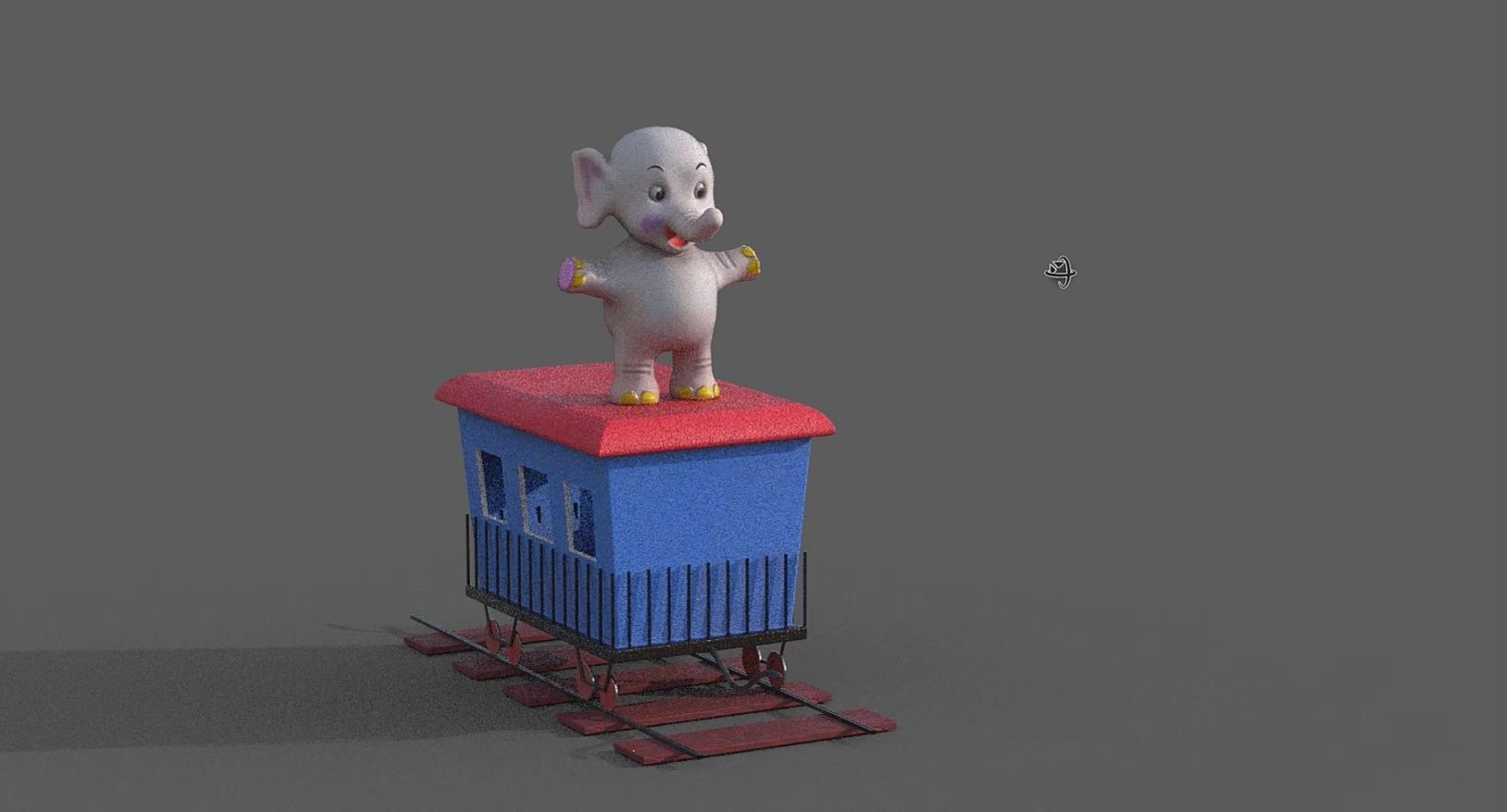Animal Train 3D Model Inspired by a book of Roberts Elizabeth 3D model_41