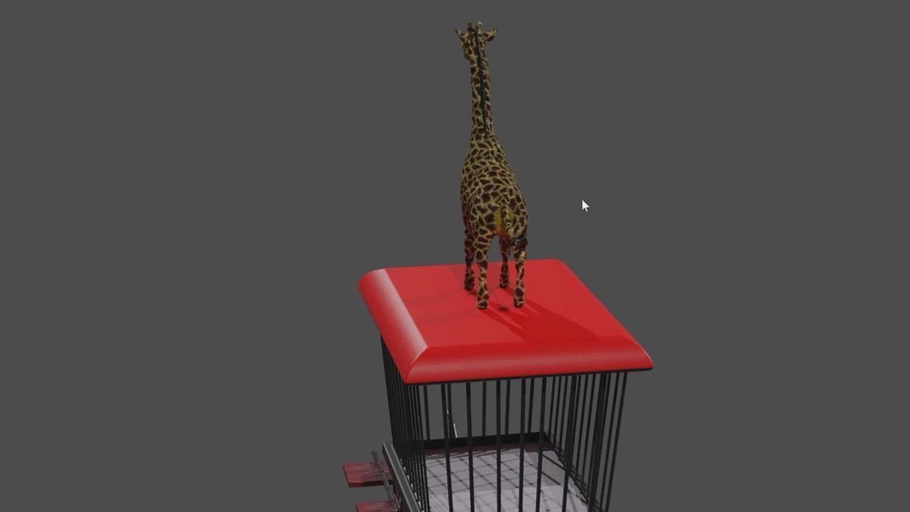 Animal Train 3D Model Inspired by a book of Roberts Elizabeth 3D model_60