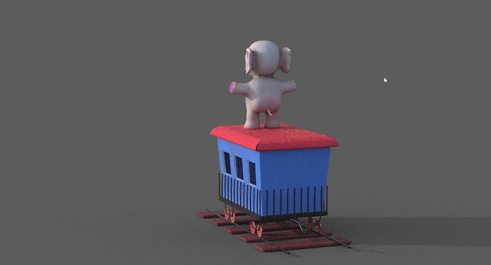 Animal Train 3D Model Inspired by a book of Roberts Elizabeth 3D model_45
