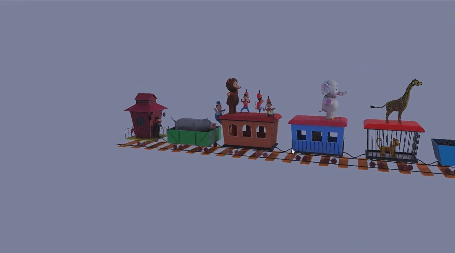Animal Train 3D Model Inspired by a book of Roberts Elizabeth 3D model_27