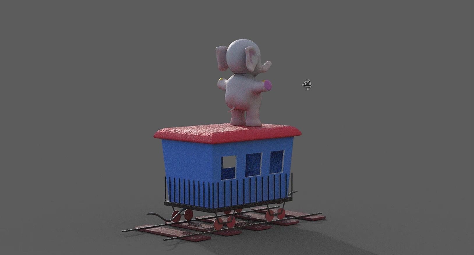 Animal Train 3D Model Inspired by a book of Roberts Elizabeth 3D model_47