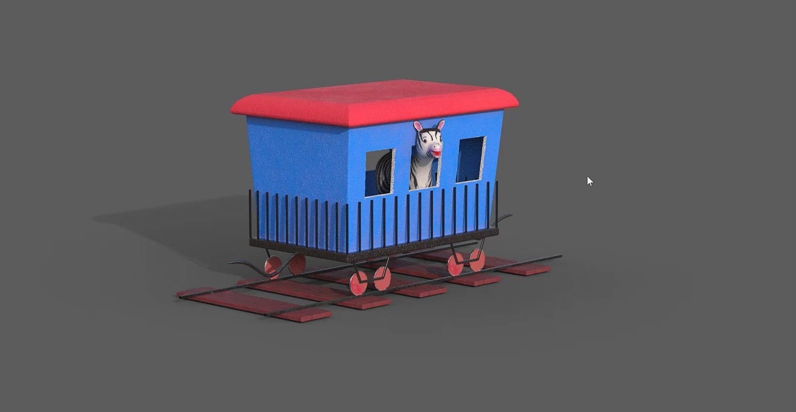 Animal Train 3D Model Inspired by a book of Roberts Elizabeth 3D model_71