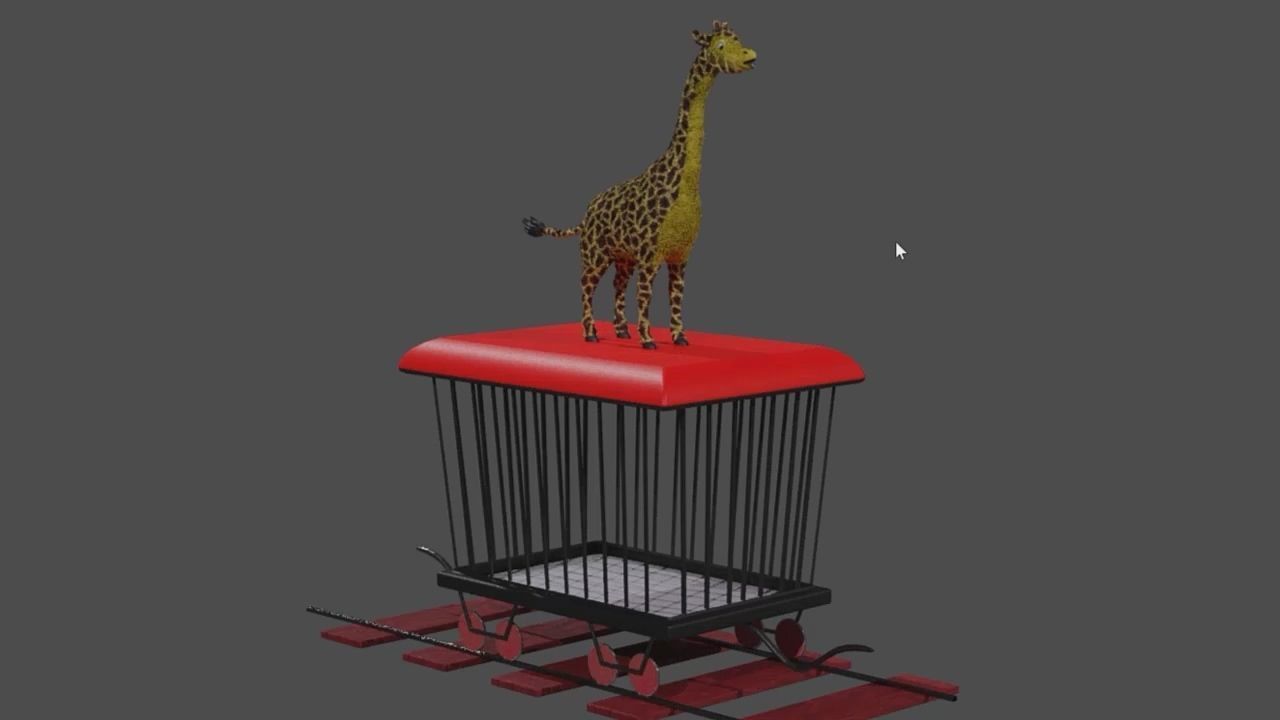 Animal Train 3D Model Inspired by a book of Roberts Elizabeth 3D model_57