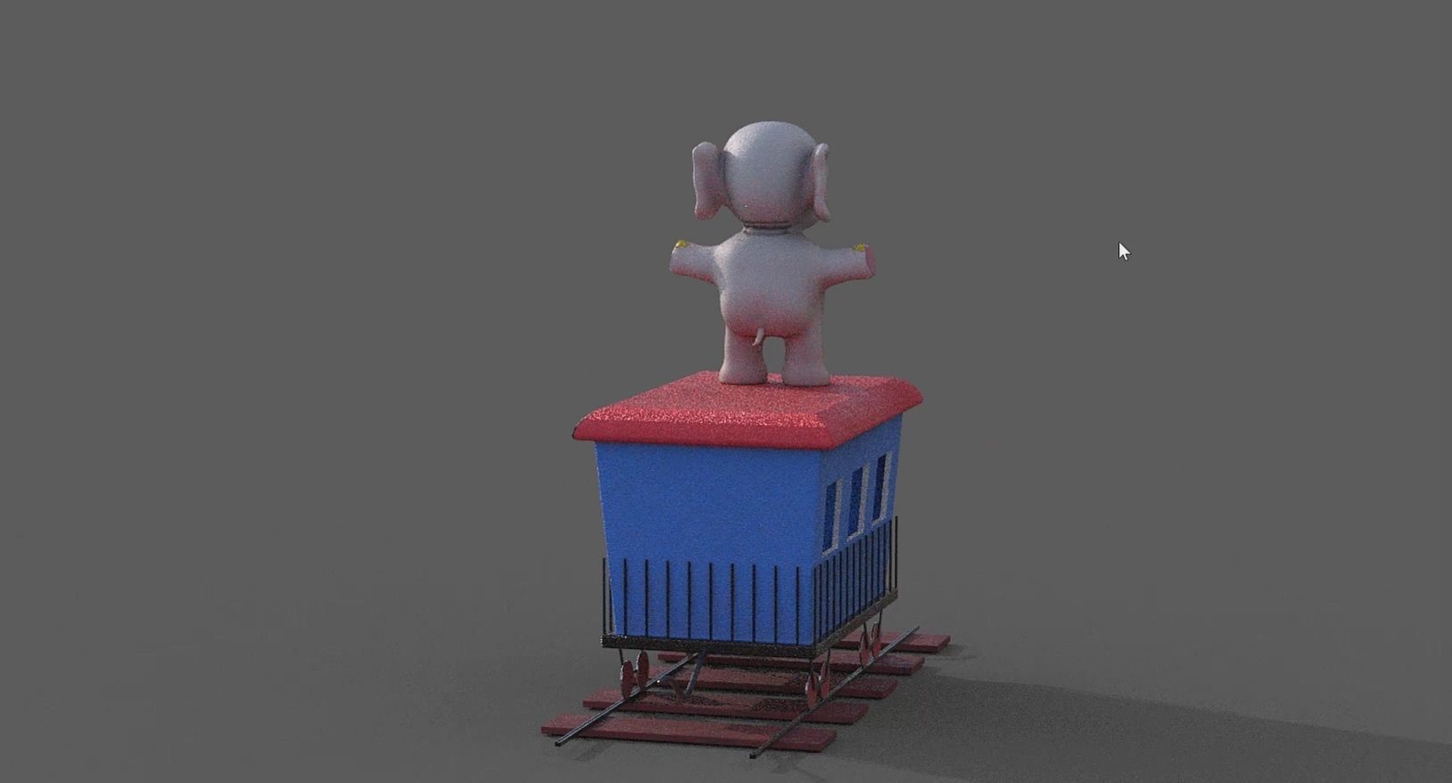 Animal Train 3D Model Inspired by a book of Roberts Elizabeth 3D model_46
