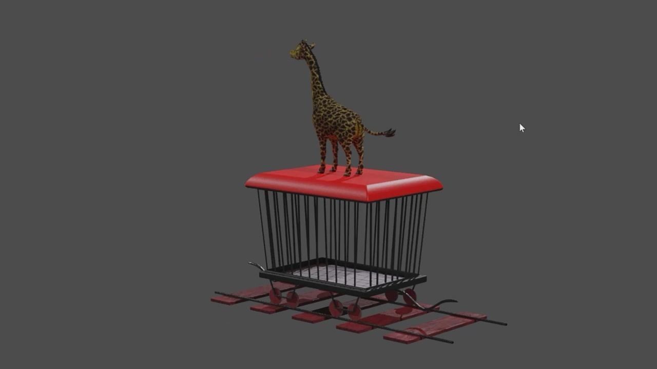 Animal Train 3D Model Inspired by a book of Roberts Elizabeth 3D model_53