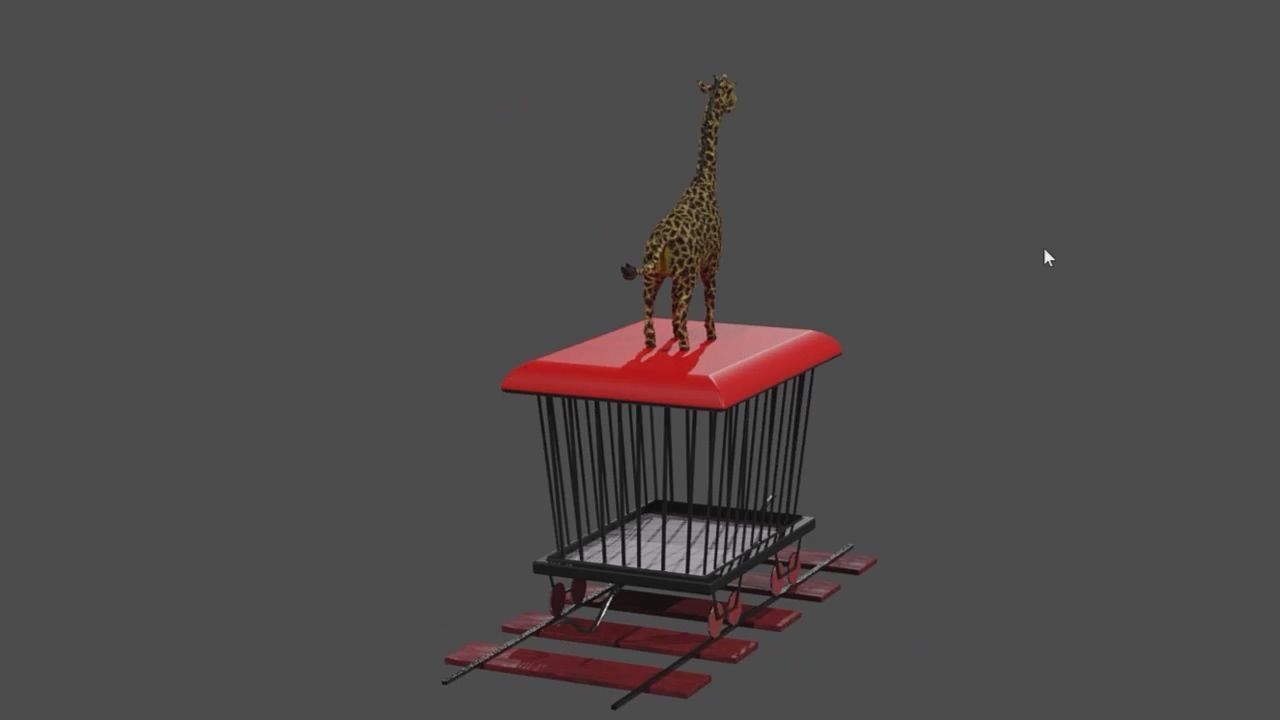 Animal Train 3D Model Inspired by a book of Roberts Elizabeth 3D model_55