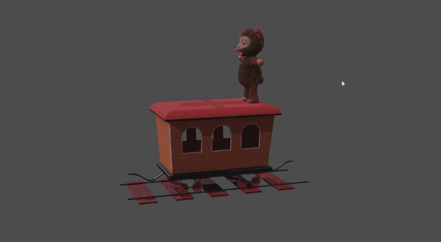 Animal Train 3D Model Inspired by a book of Roberts Elizabeth 3D model_33