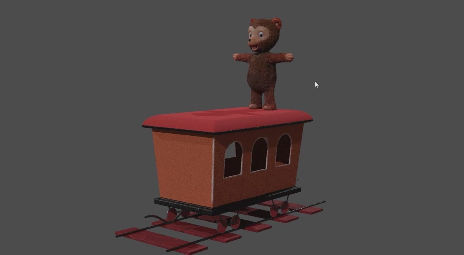 Animal Train 3D Model Inspired by a book of Roberts Elizabeth 3D model_32