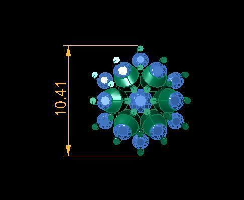 woman nose pin 3D print model_8