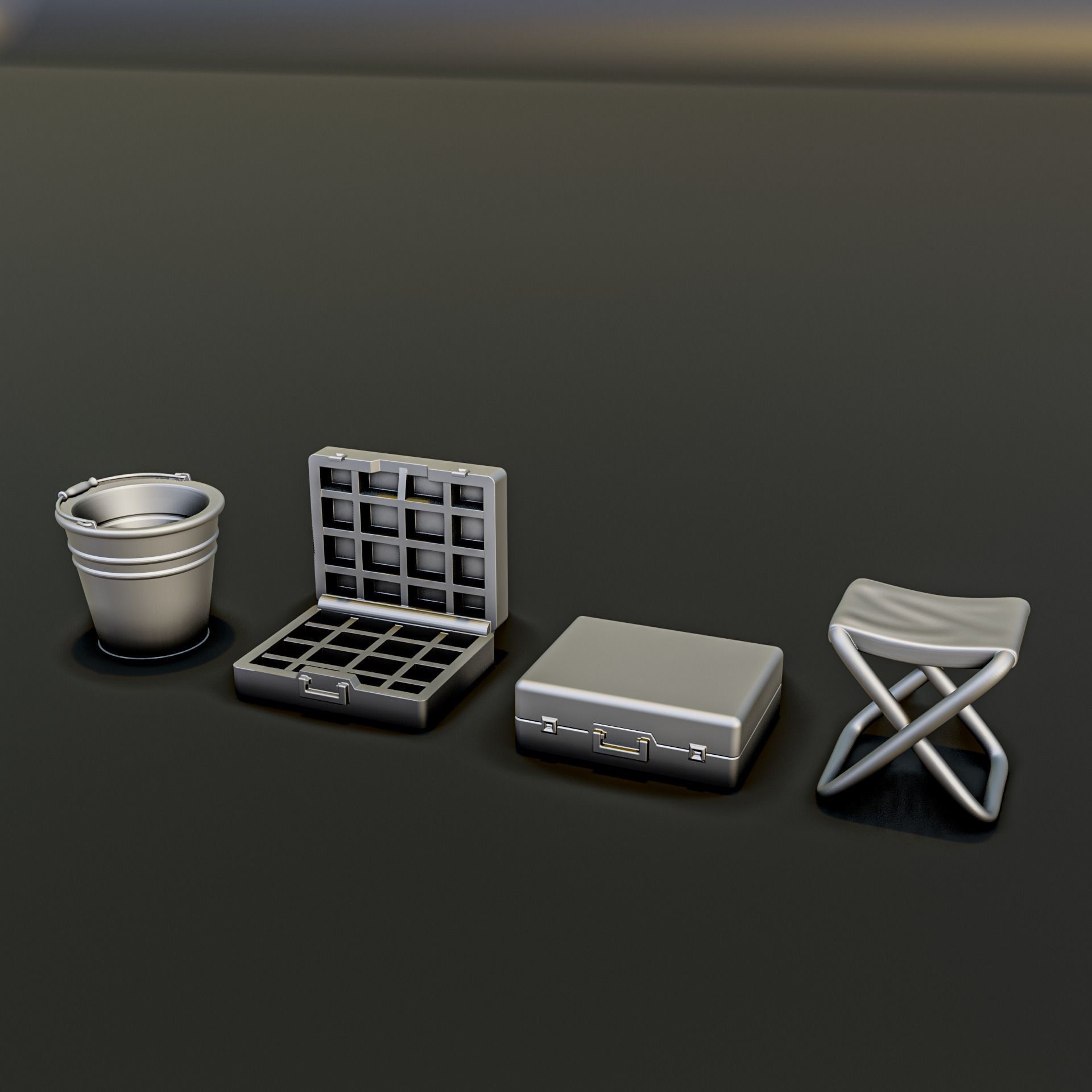 Fishing Diorama Pack 3D print model_5