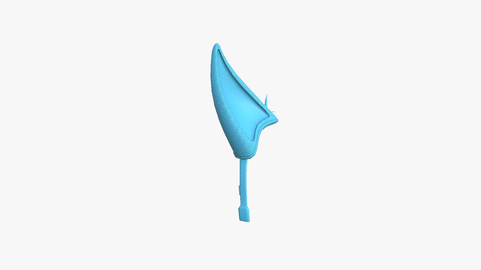 Furry Ears Tiara D05 Brown - Headband Character Design Low-poly 3D model_9