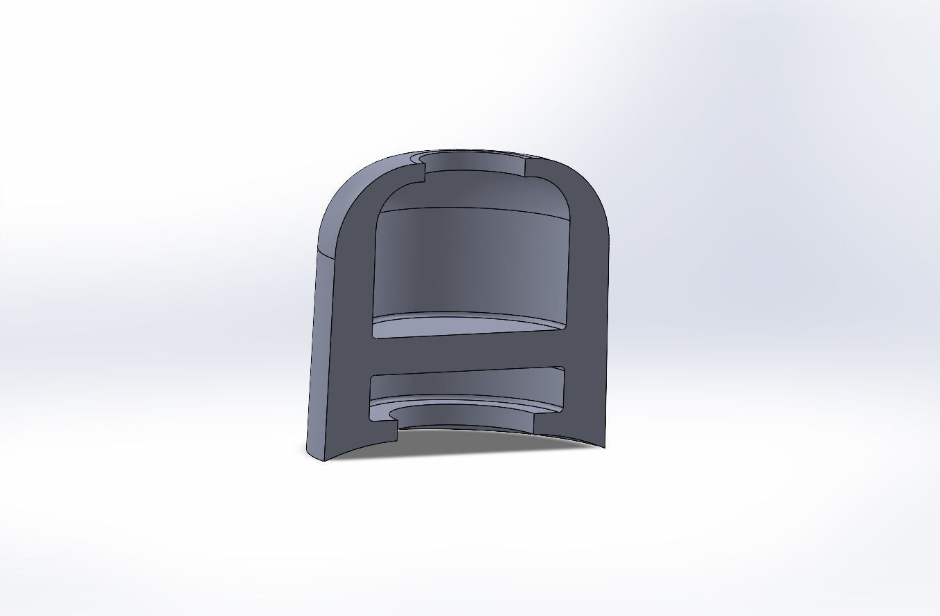 45390 trunk lid bumper door 3D print model_4