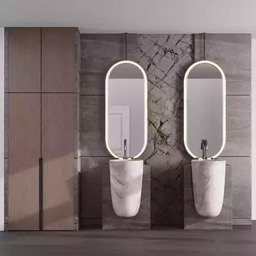 Bathroom furniture by Fauset Omnires Y set 56