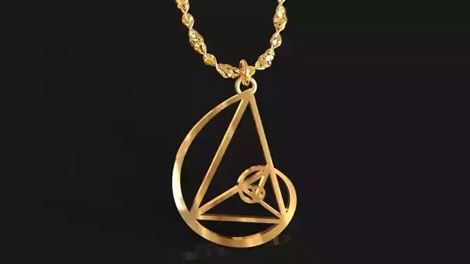 Fibonacci Necklace or earrings