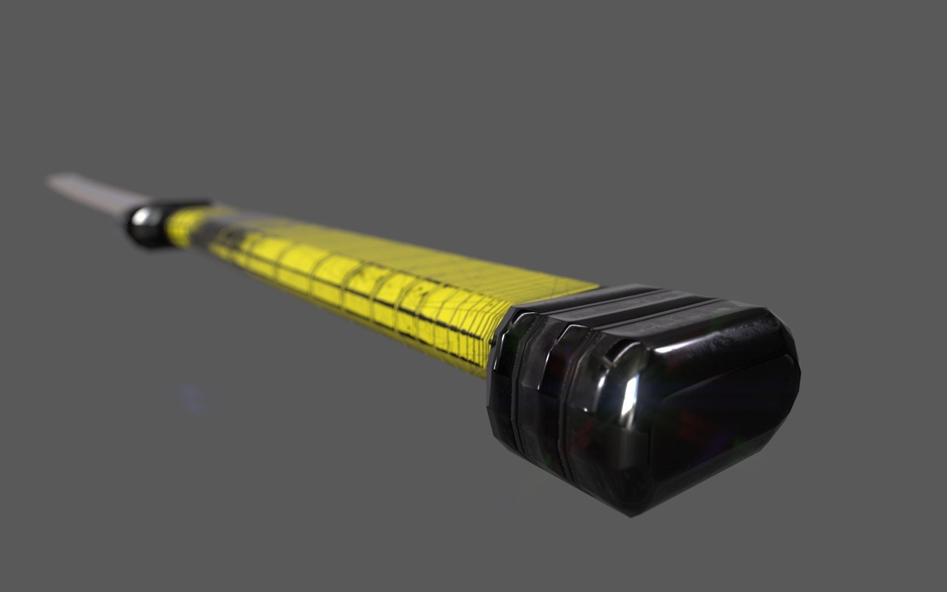 Sci-Fi Glowing Hot Katana Low-poly 3D model_12
