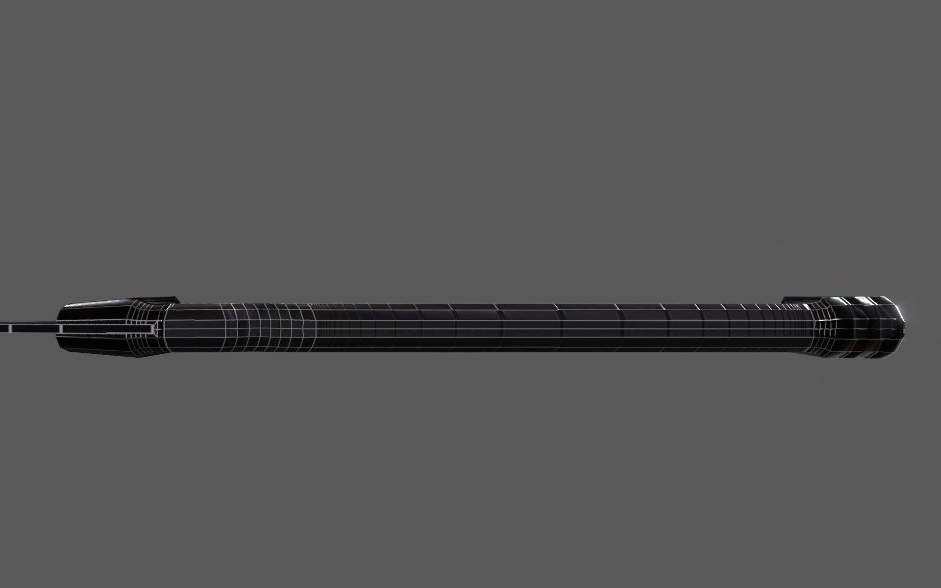 Sci-Fi Glowing Hot Katana Low-poly 3D model_20