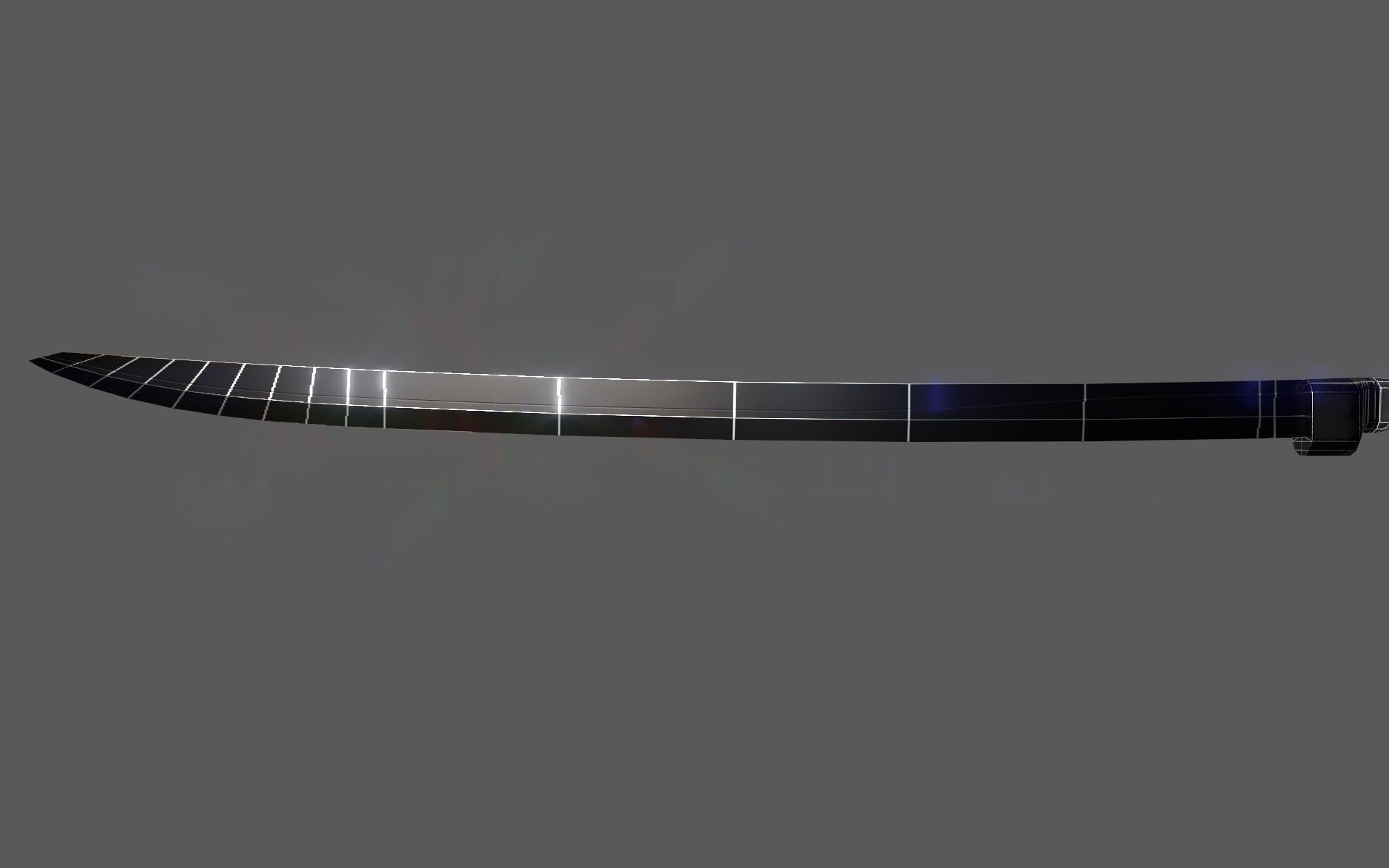 Sci-Fi Glowing Hot Katana Low-poly 3D model_18