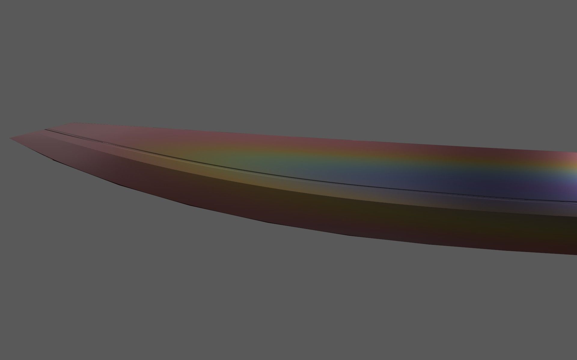 Sci-Fi Glowing Hot Katana Low-poly 3D model_6