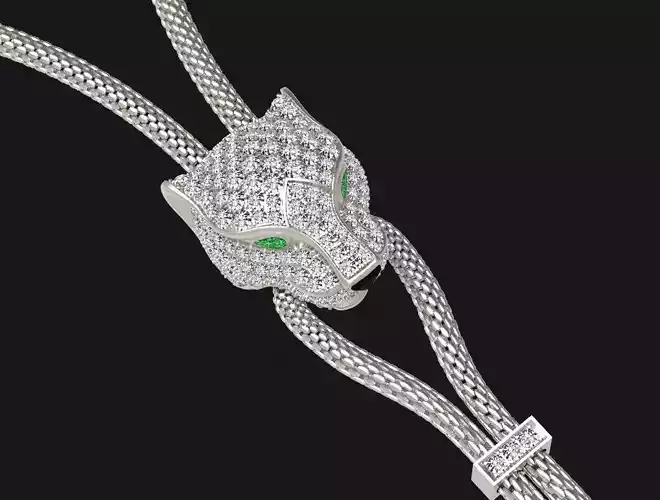 pendant panther 3D print model